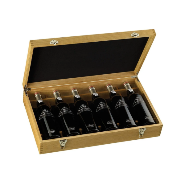 Coffret met 6 fl. Dow's Quinta Senhora da Ribeira 2008 Vintage Port